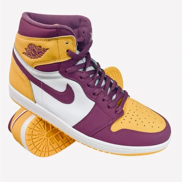 Nike Air Jordan 1 Retro High OG Sneakers Brotherhood 555088-706 Mens Size 12 - Picture 10 of 12